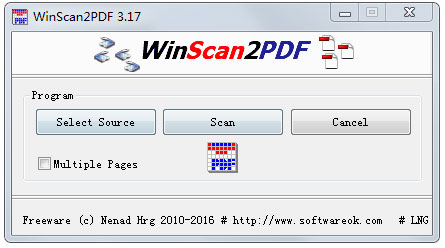 WinScan2PDF(PDFĵת) V3.17 ɫ