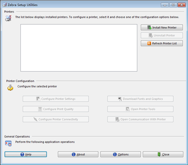 ӡ(Zebra Setup Utilities) V1.1.9.1137